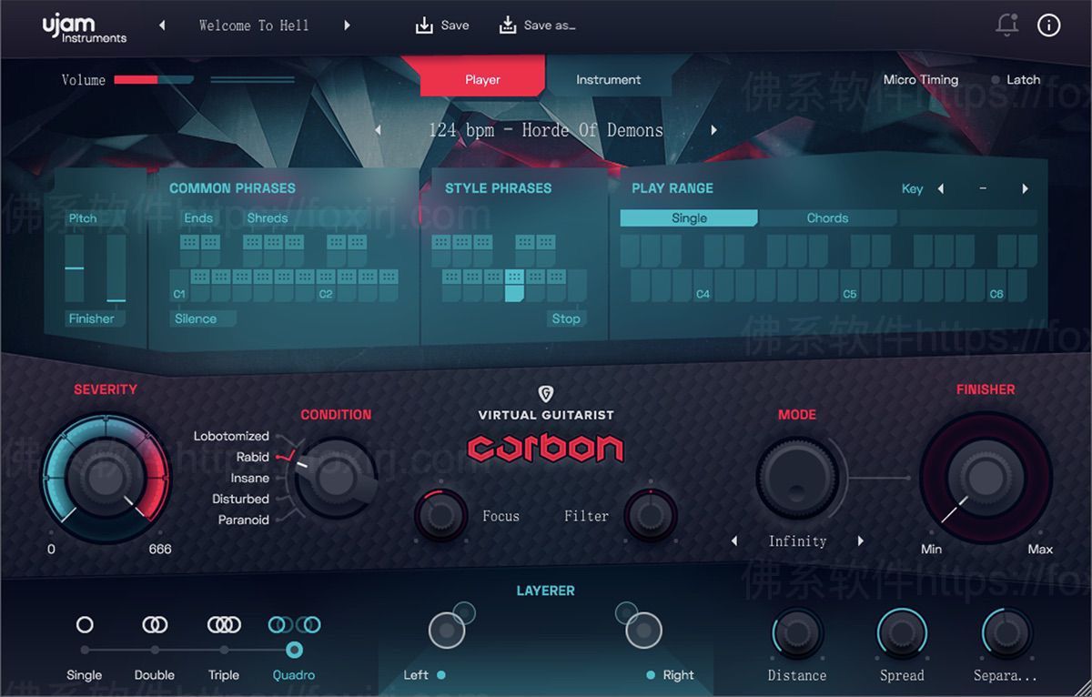 UJAM Virtual Guitarist CARBON 1.3.0 吉他严重失真效果模拟插件/forums-/archives/category/rjgj-/archives/category/gjx-/archives/category/wzzy-/spjxAI小栈