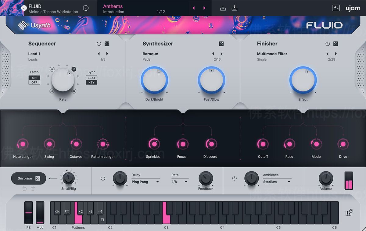 UJAM Usynth FLUID 1.0.1 Melodic Techno合成器插件/forums-/archives/category/rjgj-/archives/category/gjx-/archives/category/wzzy-/spjxAI小栈
