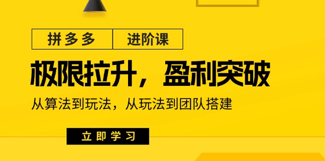 拼多多·进阶课：极限拉升/盈利突破：从算法到玩法 从玩法到团队搭建-18节/forums-/archives/category/rjgj-/archives/category/gjx-/archives/category/wzzy-/spjxAI小栈