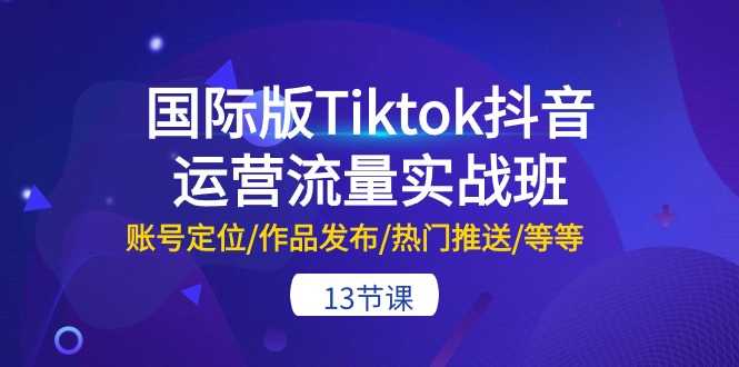 国际版Tiktok抖音运营流量实战班：账号定位/作品发布/热门推送/等等-13节/forums-/archives/category/rjgj-/archives/category/gjx-/archives/category/wzzy-/spjxAI小栈